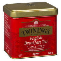 Twinings - Tea - English Breakfast Tin, 100 Gram