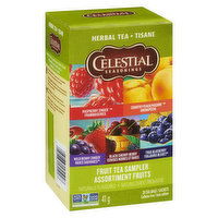 Celestial Seasonings - Herbal Tea - Fruit Sampler, 20 Each