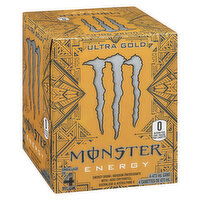 Monster - Energy - Ultra Gold, 4 Each
