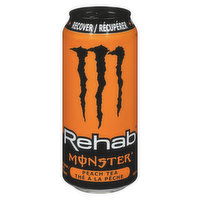 Monster - Rehab Peach Tea, 458 Millilitre