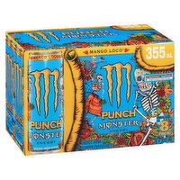 Monster - Energy Drink Mango Loco, 355 Millilitre