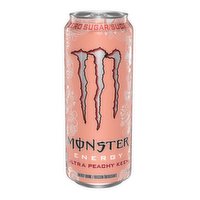 Monster - Energy Drink Ultra Peachy Zero Sugar, 355 Millilitre
