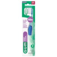 GUM - Deep Clean Technique Soft Toothbrush, 2 Each
