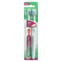 GUM - Bright Care Sensitive Ultra Soft 2 Toothbrushes, 1 Each