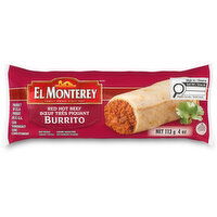 EL MONTEREY - Red Hot Beef Burritos, 113 Gram
