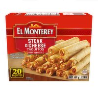 EL MONTEREY - Steak and Cheese Taquitos, 20 Pack