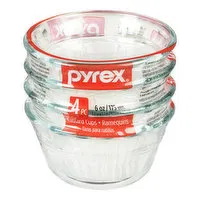 Pyrex - Pyrex Custard Cup 6oz, 4 Each