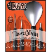 Pumpkin Masters - Pumpkin Carving Kit with 8 Patterns, 1 Each