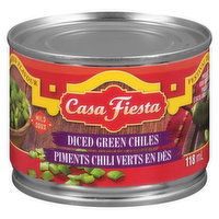 Casa Fiesta - Green Chilie, Diced - Mild, 118 Millilitre