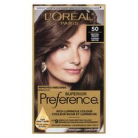 L'Oreal - Superior Preference Rich Luminous Colour 50 Neutral Brown, 1 Each