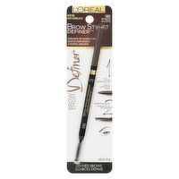 L'Oreal - Brow Stylist Definer Pencil - Brunette, 0.24 Gram