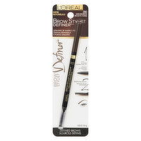 L'Oreal - Brow Stylist Definer Pencil - Dark Brunette, 0.24 Gram