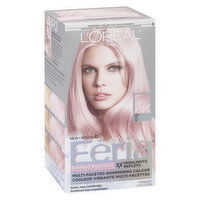 L'Oreal - Feria Smokey Pastels Hair Colour- Smokey Pink Rose, 1 Each