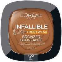 L'Oreal - Infallible Bronzer 400 Tan, 9 Gram