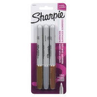 Sharpie - Fine Metallic Markers, 3 Each