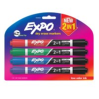 Expo - Dry Erase Markers, 4 Each