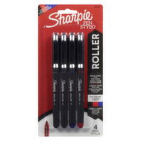 Sharpie - Roller Needle Point Pens, 4 Each