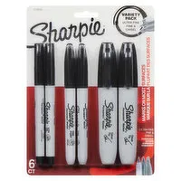 Sharpie - Ultra Fine Permanent Markers, Variety Pack, 6 Each