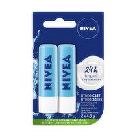 Nivea - Hydro Care Lip Balm, 2 Each