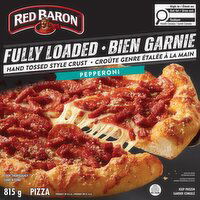 Red Baron - Fully Load Hand Tossed Style Crust - Pepperoni Pizza, 815 Gram