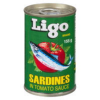 Ligo - Sardines in Tomato Sauce, 155 Gram