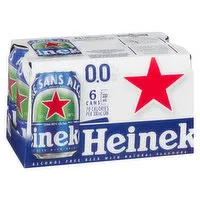 Heineken - Non-Alcoholic Beer 0%, 6 Each