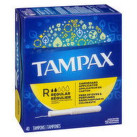 Tampax - Tampons Regular Unscented, 40 Each