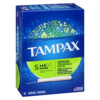 Tampax - Tampons Super - Unscented, 40 Each