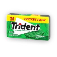 Trident - Spearmint Gum, Mega Pack, 28 Each