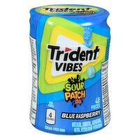 Trident - Vibes Sour Patch Kids Blue Raspberry, 40 Each