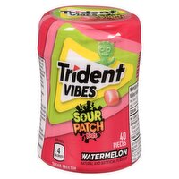 Trident - Vibes Sour Patch Kids Watermelon, 40 Each