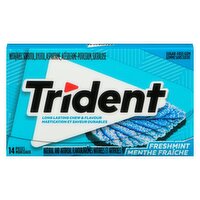 Trident - Freshmint Gum, 14 Each