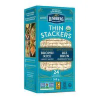 Lundberg - Organic Thin Stackers - Brown Rice