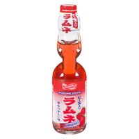 Shirakiku - Carbonated Ramune Drink - Strawberry, 200 Millilitre