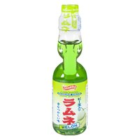 Shirakiku - Carbonated Ramune Drink - Melon, 200 Millilitre