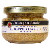 California Grown - Chopped Garlic in Water, 127 Gram