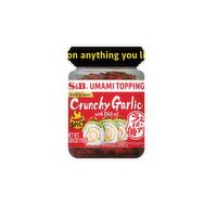 S AND B - Crunchy Garlic Rayu Spicy, 110 Gram