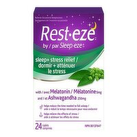 Rest-Eze - Stress Relief Tabs, 24 Each