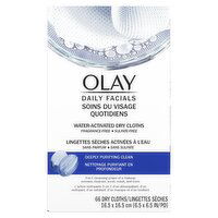 OLAY - Daily Facials Deeply Purifying, 66 Each