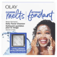 OLAY - Cleansing Melts Hyaluronic, 32 Each