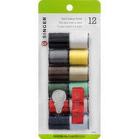 Singer - Hand Sewing Thread - Assorted, 12 Each