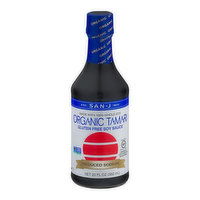 San J - Tamari Soy Sauce Less Sodium, 592 Millilitre