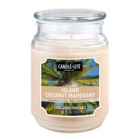 Candle-Lite - Candle Lite Island Ccnut Mhgny Jar, 510 Gram