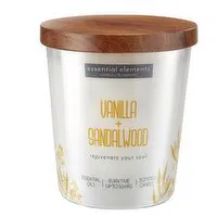 Candle-Lite - Candle Lite Vanilla & Sandalwood Jar, 255 Gram