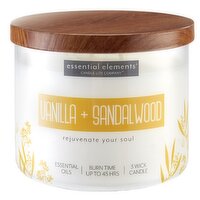 Candle Lite - Candle Vanilla & Sandalwood 14.75 z, 418 Gram