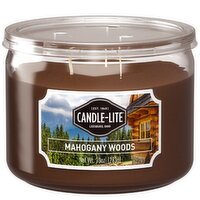 Candle-Lite - Candle Lite Mahogany Woods Jar Candle, 283 Gram