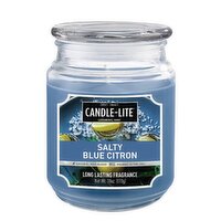 Candle-Lite - CndlLt Salty Blue Citron 18 oz Candl, 510 Gram