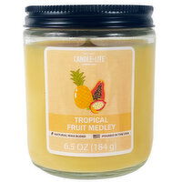 Candle-Lite - Screw Top Jar Tropical Fruit Medley Candle, 184 Gram