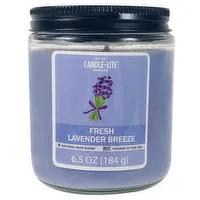 Candle-Lite - Fresh Lavender Breeze Candle Jar, 184 Gram