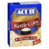 ACT II - Microwave Popcorn Kettle Corn Flavour, 594 Gram